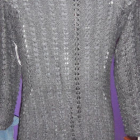Kirra Pointelle Open Weave Cocoon Cardigan S NEW - Picture 3 of 4